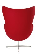 Fotel Jajo czerwony kaszmir 24 Premium - d2design